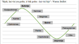 Pagrindinės investuotojų emocijos: godumas, baimė ir viltis