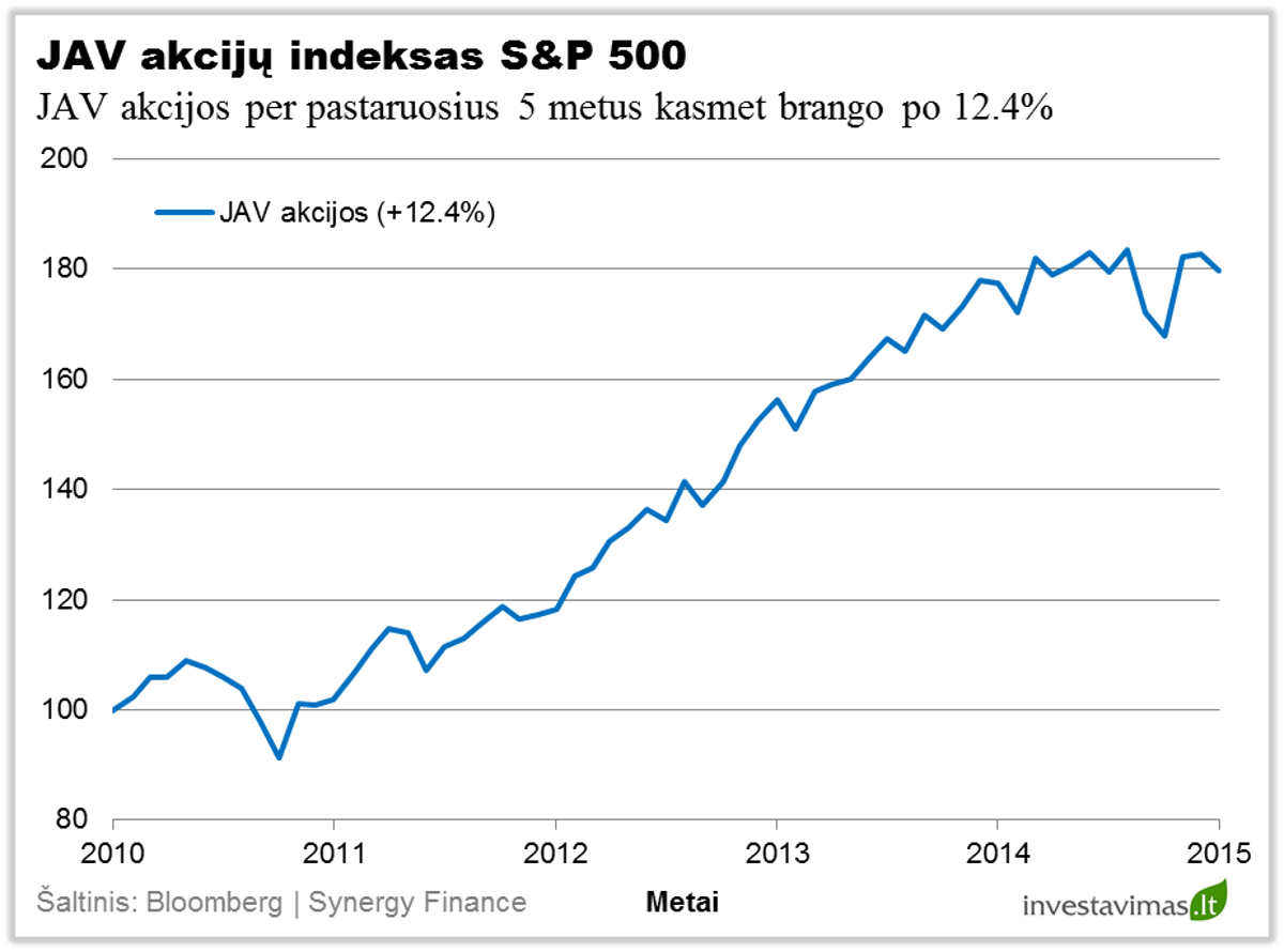JAV akciju indeksas S&P 500